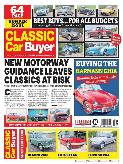 Title details for Classic Car Buyer by Kelsey Publishing Ltd - Available